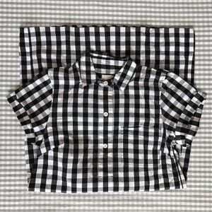 J. Crew gingham dress — XS